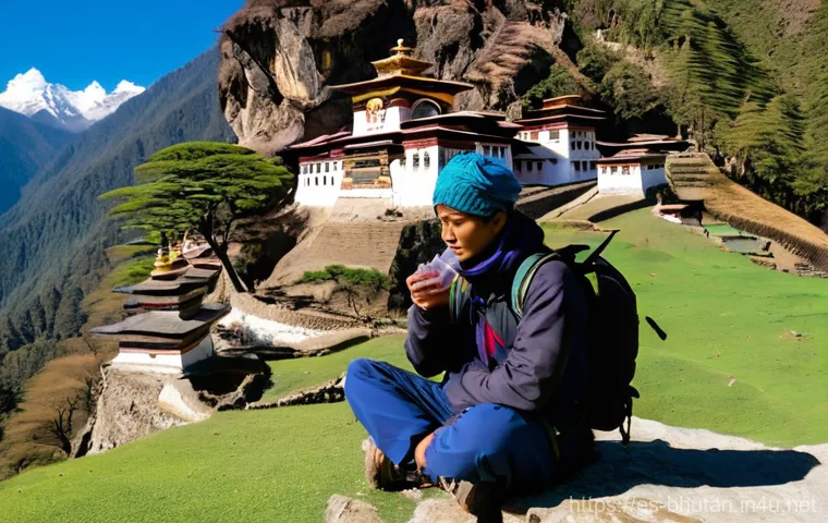 부탄 여행시 건강 조언 - **Pre-Trip Medical Consultation for a Bhutan Adventure:**
    A vibrant, medium shot of a male or fe...