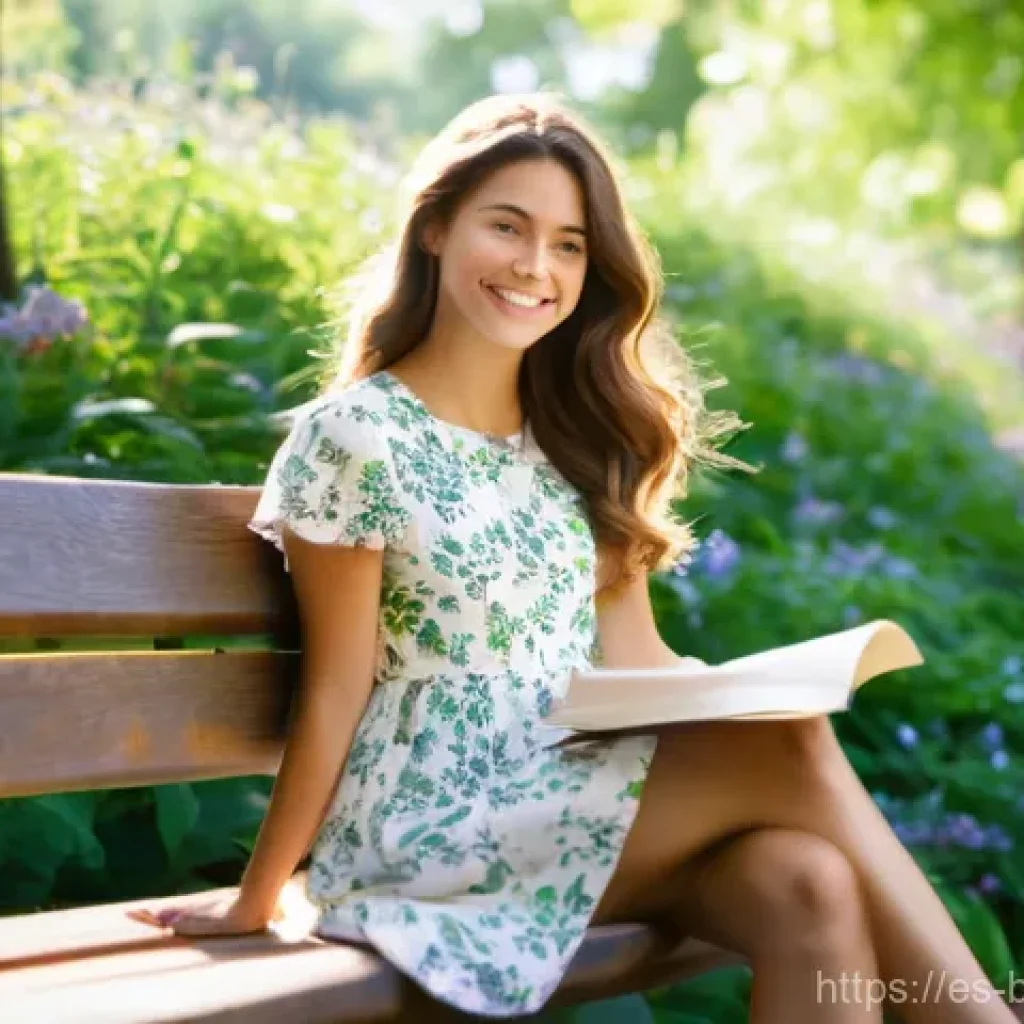 부탄의 커피 문화 - **Prompt:** A young woman, approximately 20-25 years old, with long, wavy brown hair, is sitting pea...