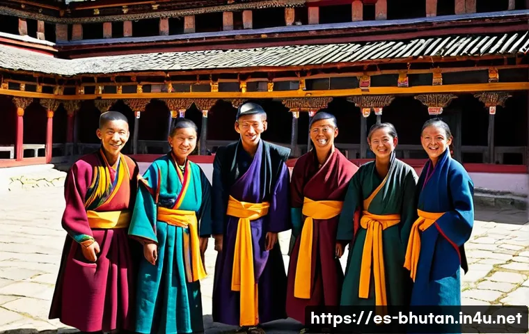 부탄에서 전통 의복 착용 체험 관련 이미지 2